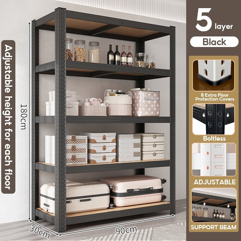 Adjustable Heavy Duty Metal Boltless Rack 5L