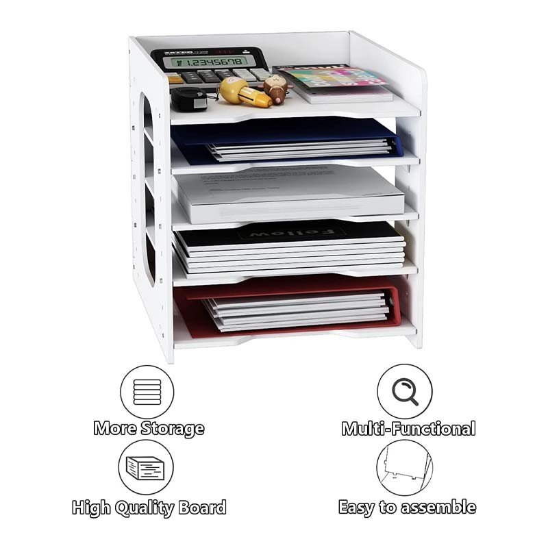 Office File Document Holder Tray Stationery Box Desk Storage Rack