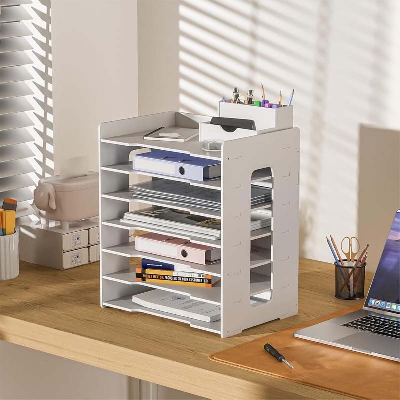 Office File Document Holder Tray Stationery Box Desk Storage Rack