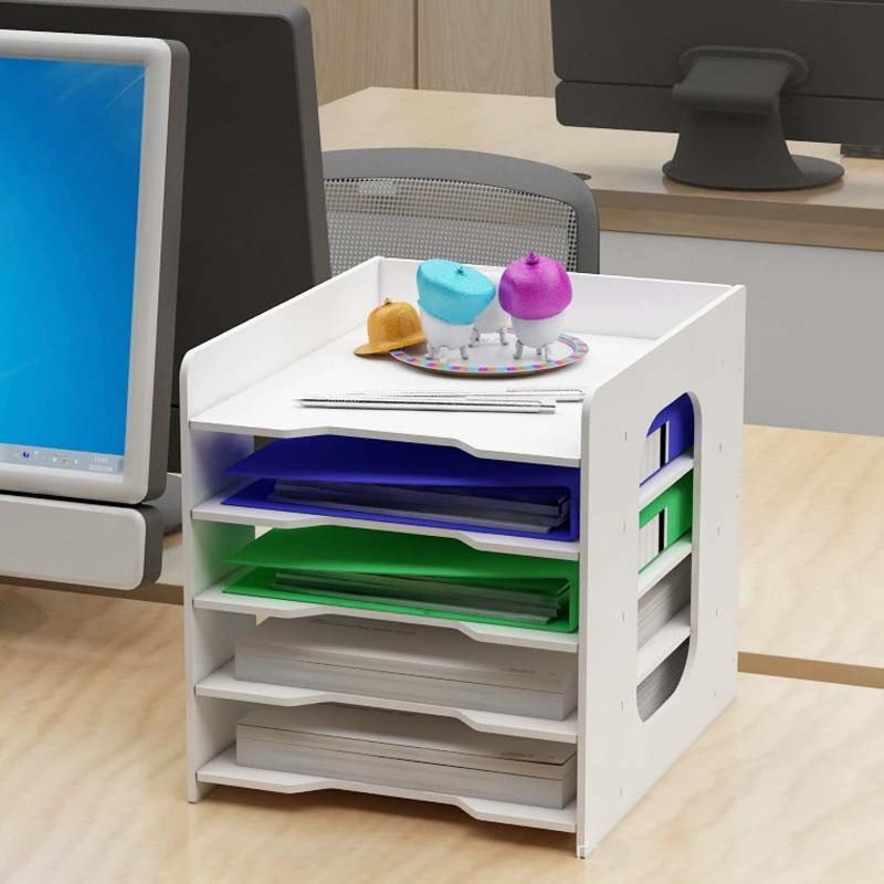 Office File Document Holder Tray Stationery Box Desk Storage Rack